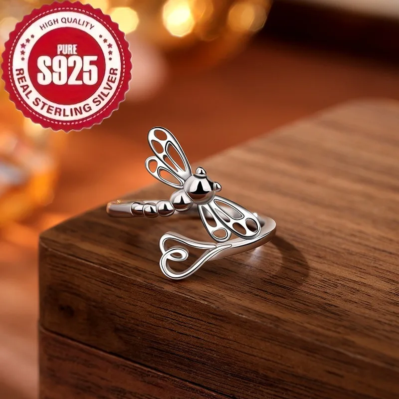 

Women's 925 Sterling Silver Adjustable Open Animal Ring