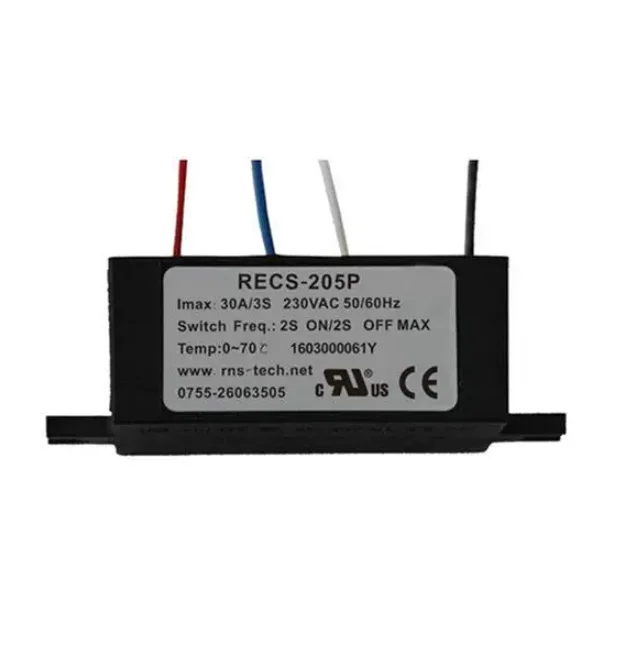 RECS-205P 220V Electronic Centrifugal Switch, 30A-120A Single Phase Motor Intelligent Starter for 0.75-7.5kW Motors