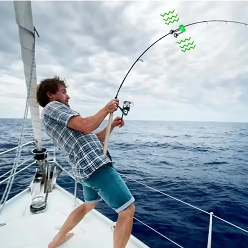 Dual Alert Fishing Bells Clip On Rod Bite Alarm Extra Loud Plastic Rod Tip Clamp Ring Bell Night Ice Fishing Accessories Tackle