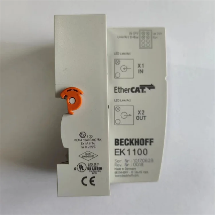 New Original Automation Equipment Beckhoff EtherCAT Coupler EK1100