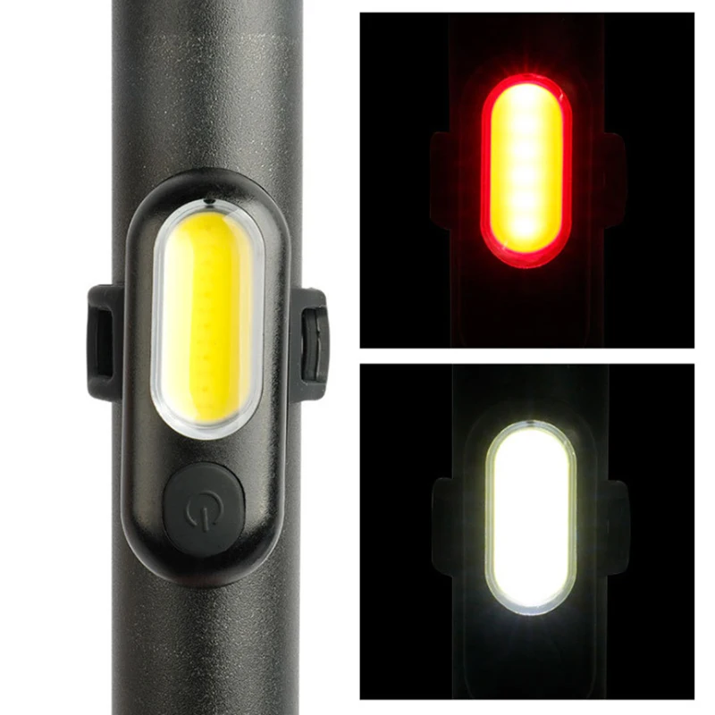 Visibility Warning Lamp Bright Long-lasting Usb Charging Cycling Accessories Waterproof Easy To Install Ultimate Safety Safety