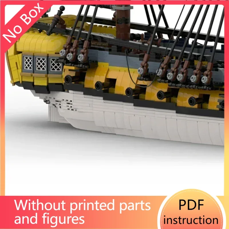 

Модель военного корабля Moc, строительные кирпичи, испанская фрегата, технология гермиака, модульные блоки, подарочные игрушки, наборы «сделай сам», сборка, Рождество