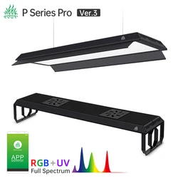 Week Aqua P Series Pro Ver. 3 Newest Upgrade Aquarium Plant Growth Light Aquatic Full Spectrum LED Panel