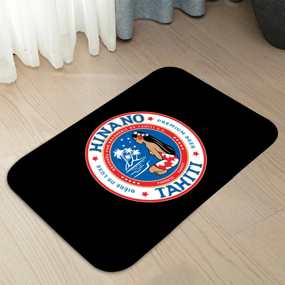 Doormats Hinano Tahiti Beer Home Carpet Entrance Door Mats Modern Decor Carpet Bathroom Floor Mats 325