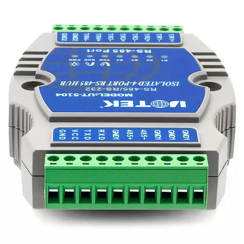 

RS232/485 to 4-port RS485 Optoelectronic Isolation HUB RS485/232 to 4-port 485 Converter Industrial Grade Distributor
