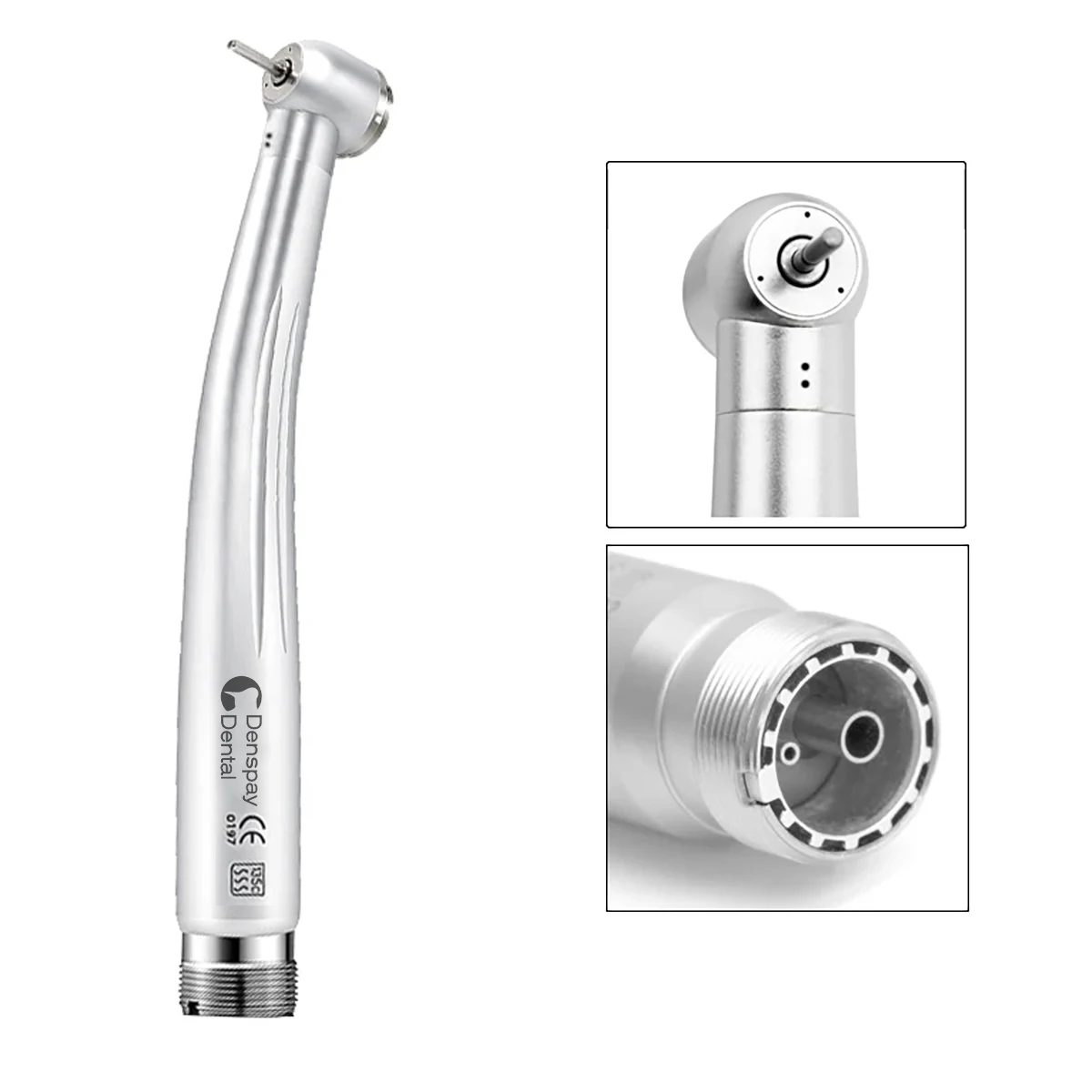 Dental Oral High & Low Speed Handpiece Kit Push Button Straight Contra Angle  Air Turbine 2/4 Hole M4 / B2 Whole Set