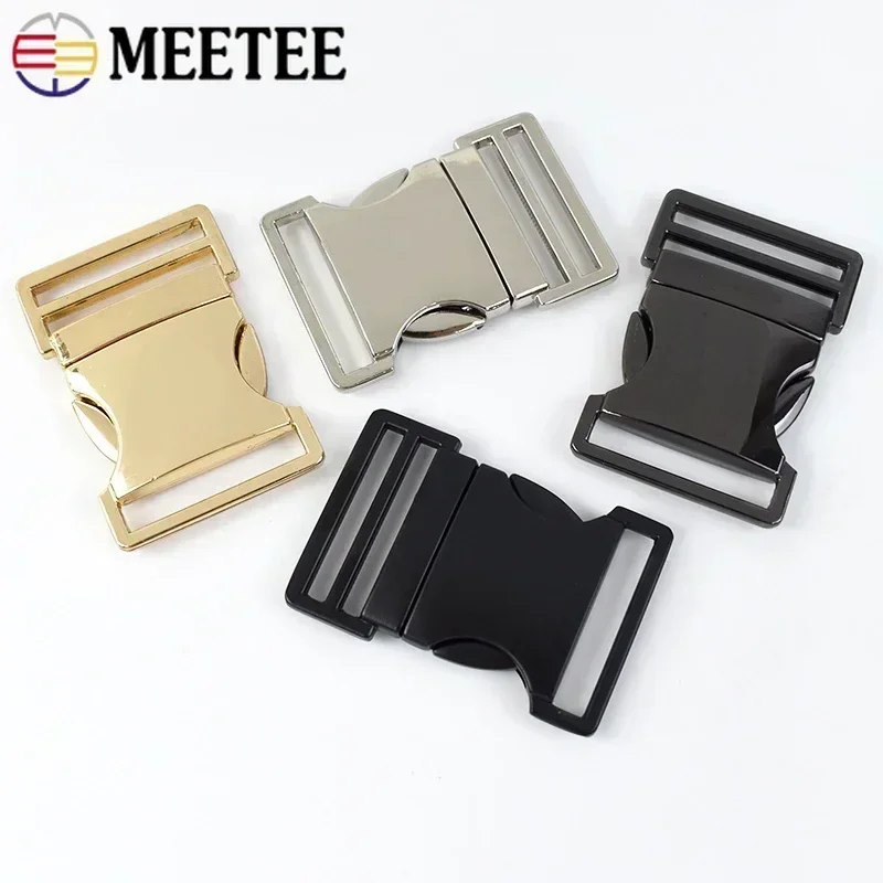 2Pcs 20/25/32/38mm Metal Quick Side Release Buckles Bag Strap Adjust Clip Clasps Backpack Dog Collar Hook Garment Accessories