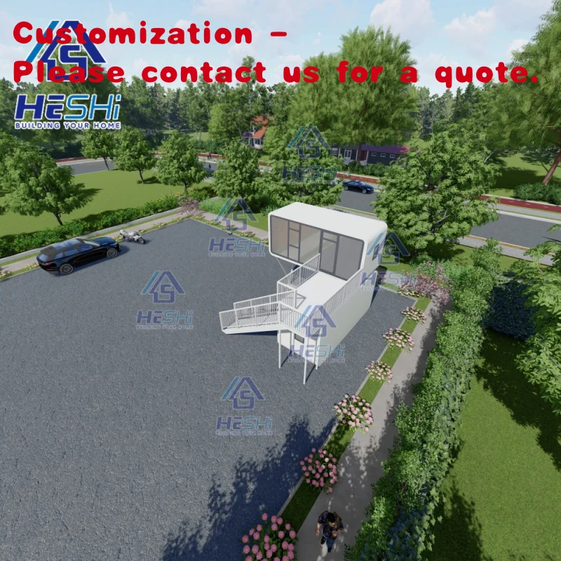 

Изготовленный на заказ сборный современный крошечный домик для кабины, светильник, стальной сборный портативный изолированный контейнер 20 футов 40 футов для офиса H