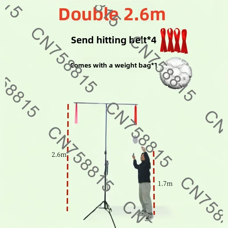 Portable Sport Devices Professional Badminton Swing Trainer Double Practice Badminton Training Device Stable Shuttlecock Traine