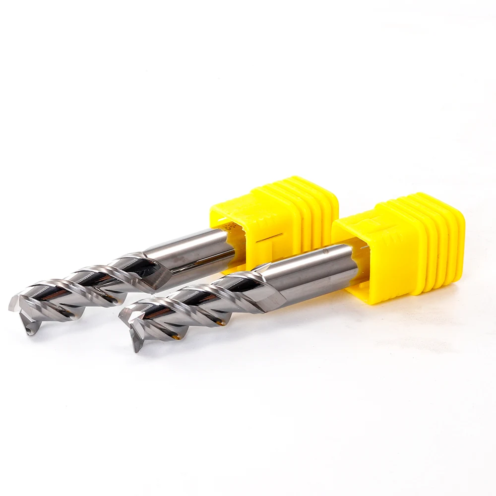 60-degree tungsten steel high-gloss aluminum milling cutter, mirror alloy alloy milling cutter