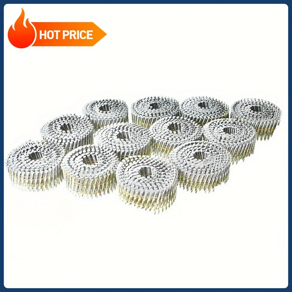 

3600 Pieces 2" x 0.092" 15 Degree Full Round Head Siding Nails New