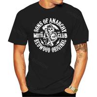 2021 Fashion T Shirts Sons Of Anarchie Soa Redwood Original Moto Club Pull Homme Hybris O-neck  cotton Funny Top Tees