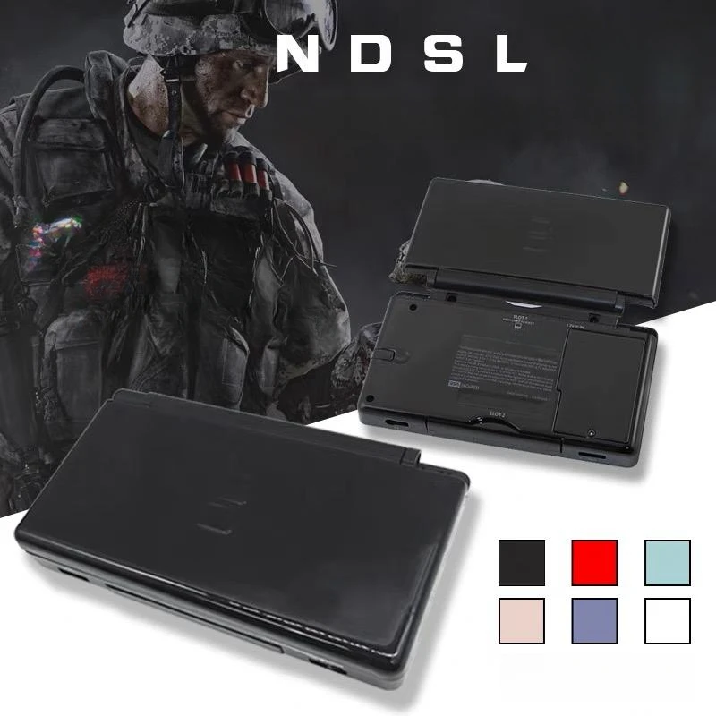 NEW Black Housing Protective Plastic Shell For NDS Lite Console Replacement Faceplate Botttom Case With Button For DS Lite DSL