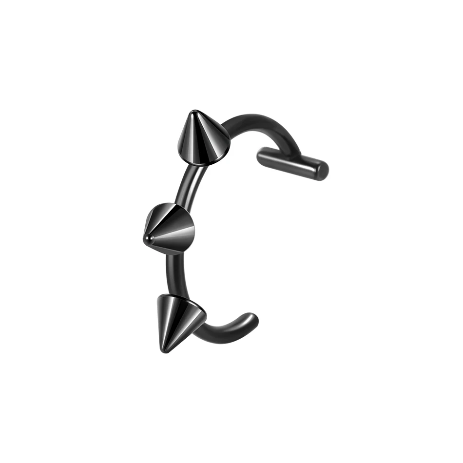 1PC Edelstahl Gefälschte Nasenring Hoop Septum Ringe Nicht Durchbohrt C Clip Lippenring Ohrring Gefälschte Nasenpiercings Frauen Körperschmuck