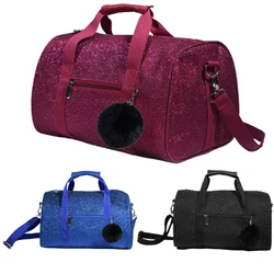 Gretel Gym Bag Women Sports Crossbody Bag Glitter Style Yoga Training Handbag Large Capacity Travel Duffel Bag for Fitness Daily