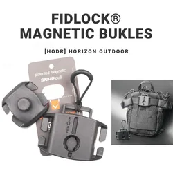 [HODR] FIDLOCK SNAP PULL Magenetic Buckle 25mm Molle Clip Quick Release 15kg Load-bearing Buckle Tactical System