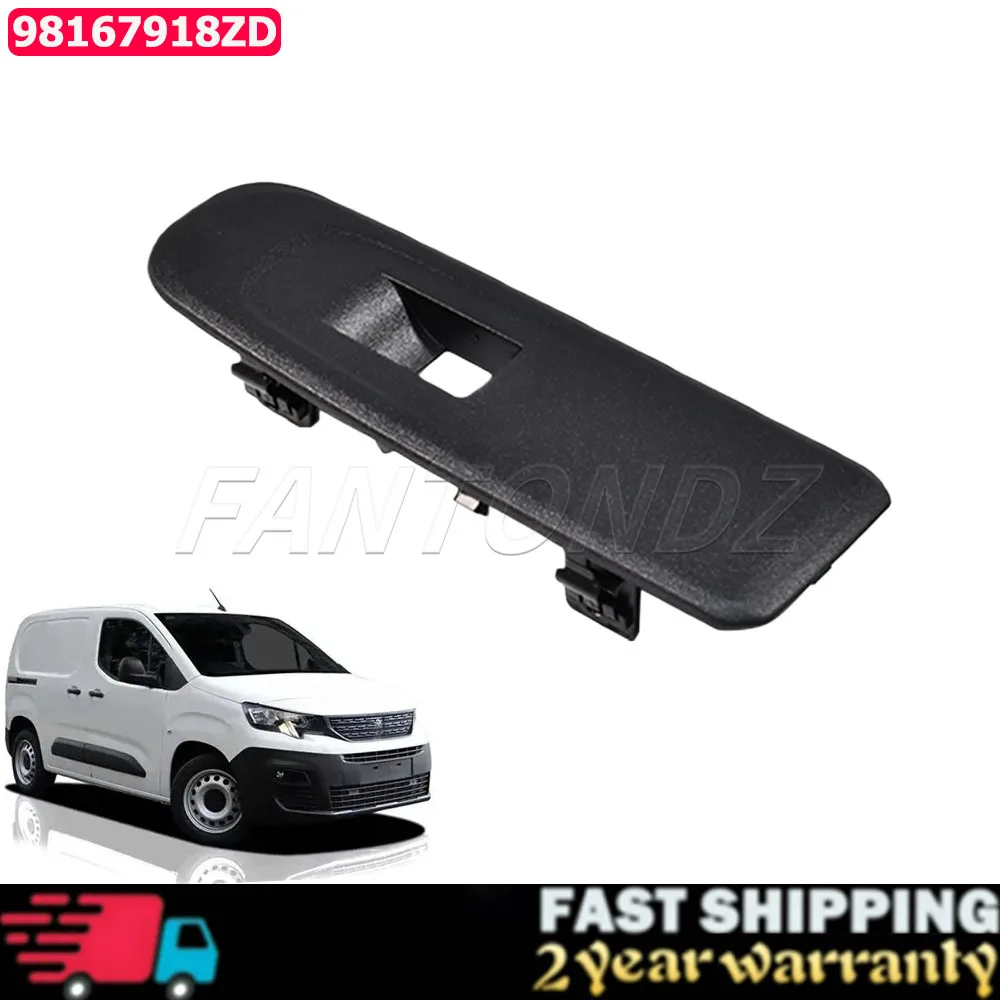 Car Window Glass Button Frame 98167918ZD For Peugeot Partner Rifter Mk4 Citroen Berlingo Car Glass Lift Button Decorative Frame