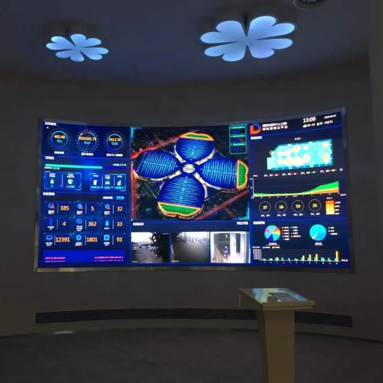 TOPLED High Resolution Indoor Smart LED Wall P1.875  LED Screen 3D Effect Advertising