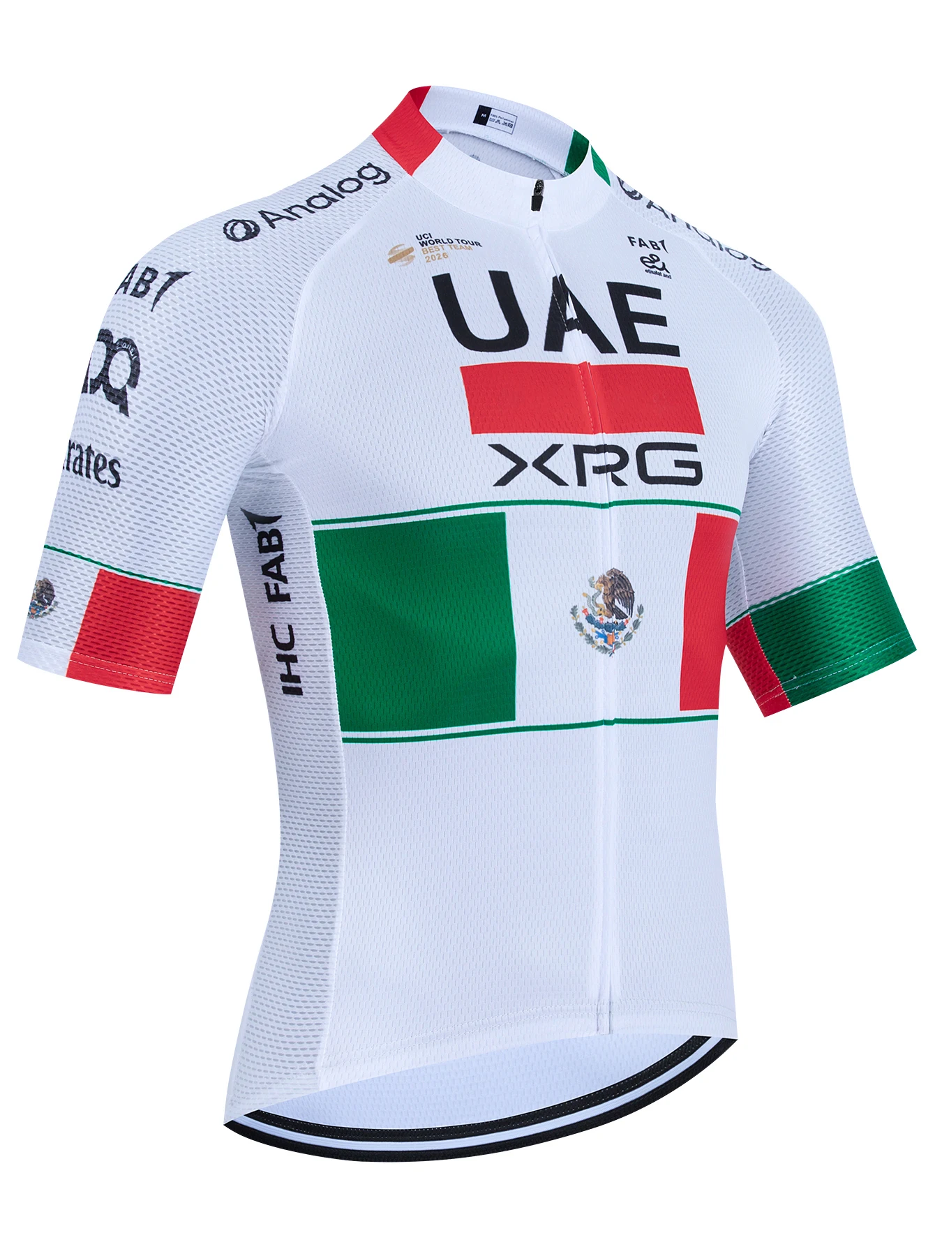 2026 Nieuwe MEXICO Fietsjersey VAE Team Fietsjersey Shorts Heren Dames Sneldrogend Ropa Ciclismo Pro Fiets T-shirt Kleding