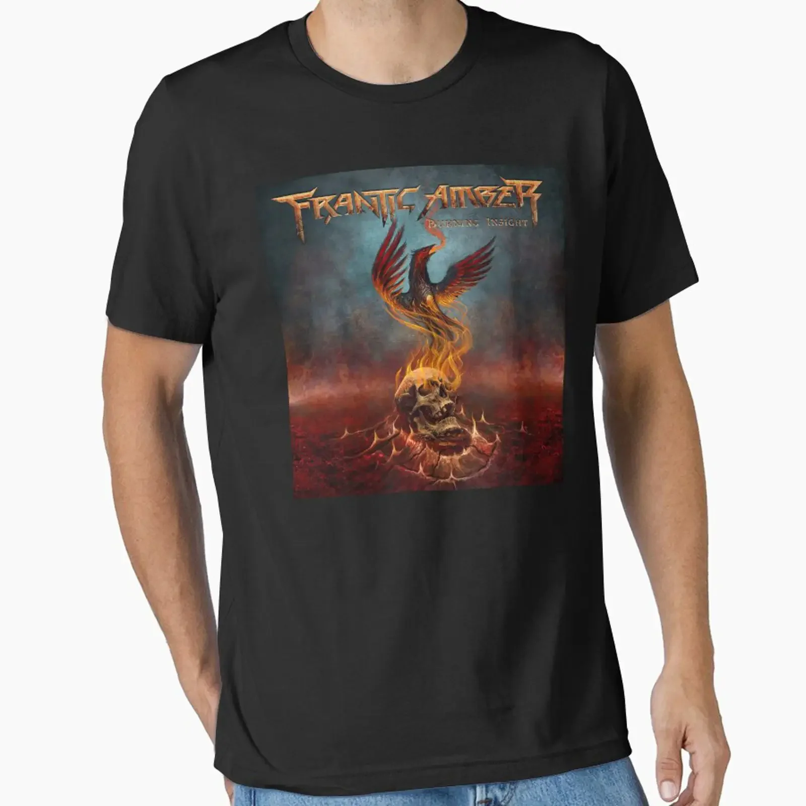 Frantic Amber Burning Insight album 2015 Essential T Shirt vintage Washed graphic Unisex Soft Top For Everyday Wear Versatile