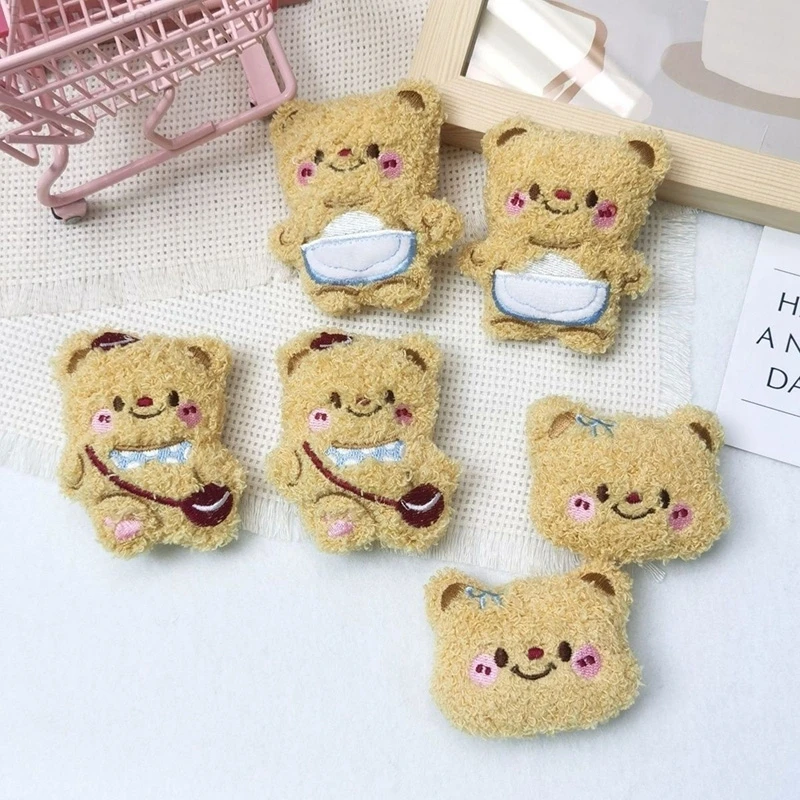 Kawaii Butterbear Keychain  Pendants Bag Pendant Creative Hanging Pendants Soft Animals Keyring Car Key Accessories