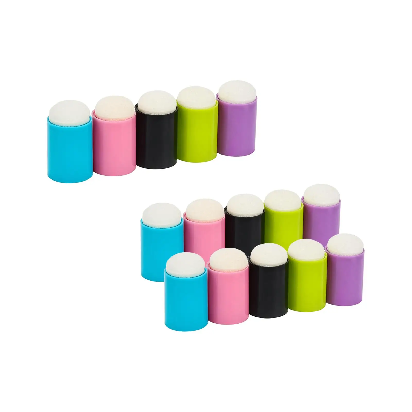 

Набор спонжей для дизайна пальцев, принадлежности для всех возрастов, идеально подходит для самостоятельного изготовления и