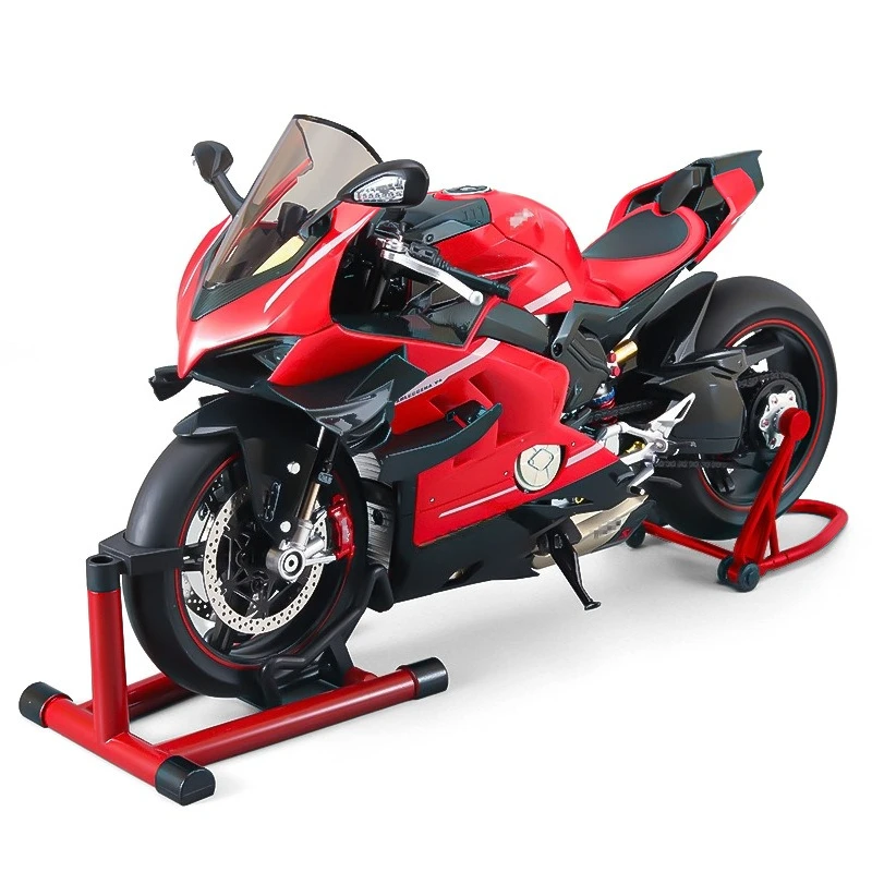 

1:7 V4S литой под давлением спрей, модель из сплава мотоцикла, коллекция миниатюрных украшений, подарок бойфренду, домашний декор, игрушечный автомобиль