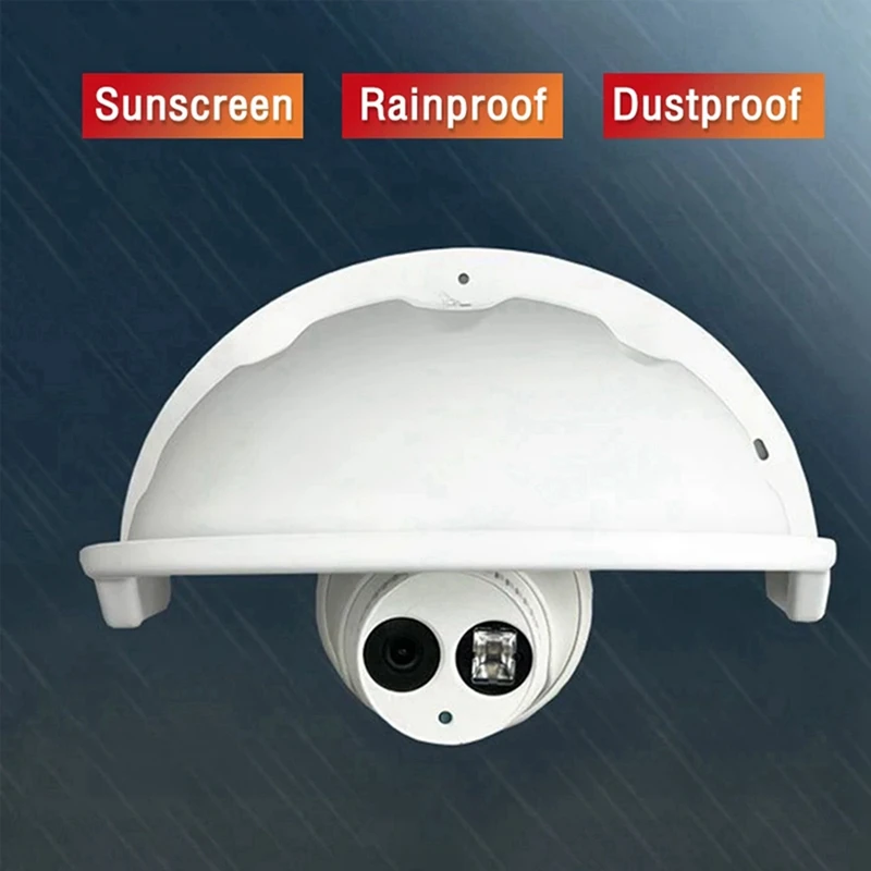 4X Protective Cover Shield Wall Waterproof Rainproof Cover Outdoor Camera Protection Box Security Camera Outer Cover-B