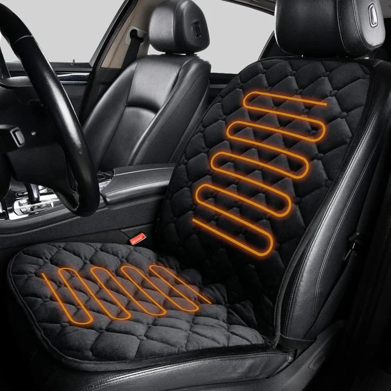 

Car Seat Cushion Plush Single Piece Cushion Three Piece Set Interior Rear Seat Plush Cushion Universal Supply Heated Anti Slip