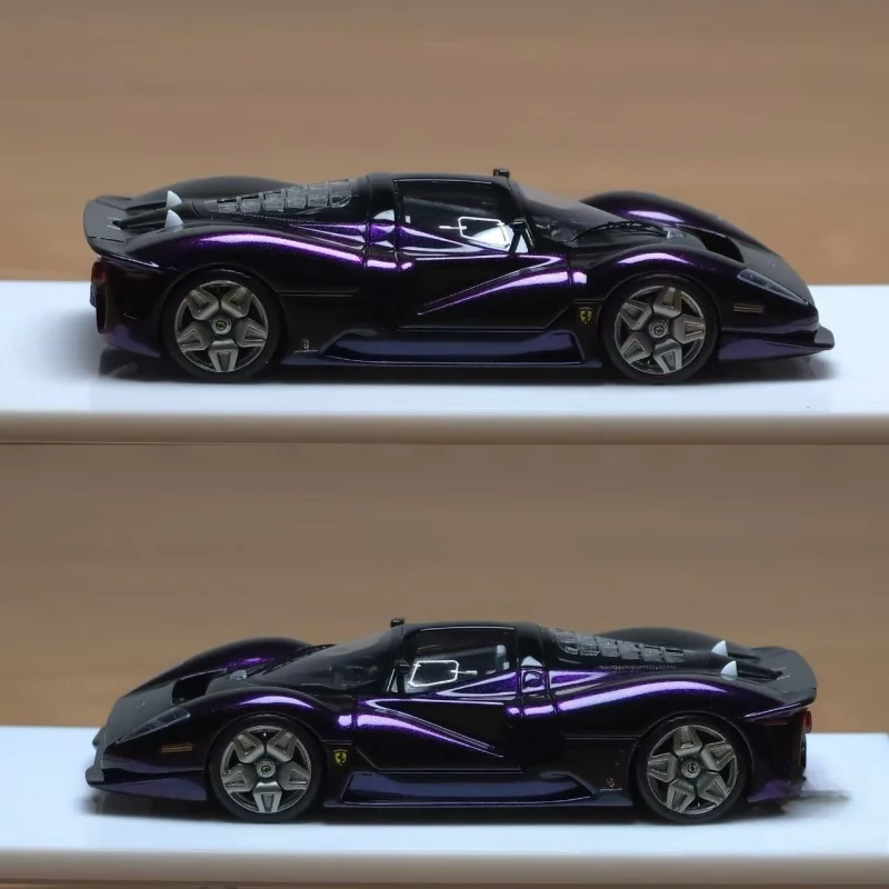 1:64 Yuema 612 P4-5 Volcano red resin miniature simulation car