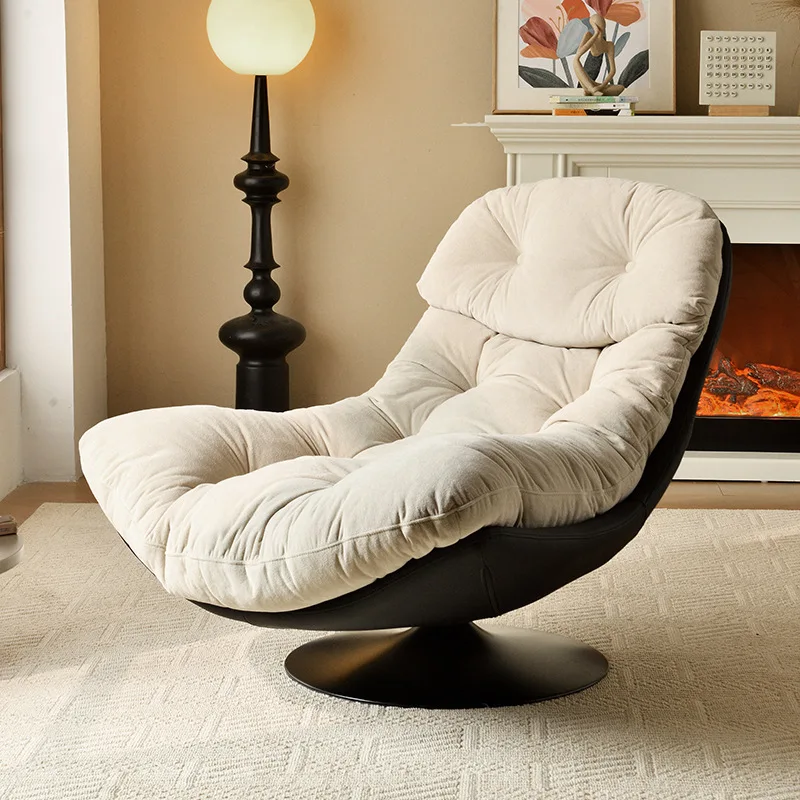 Custom Modern Luxury Rotating Single Sofa 360 Degree Recliner Lounge Chair For Home Living Room Bedroom Comfy Furniture