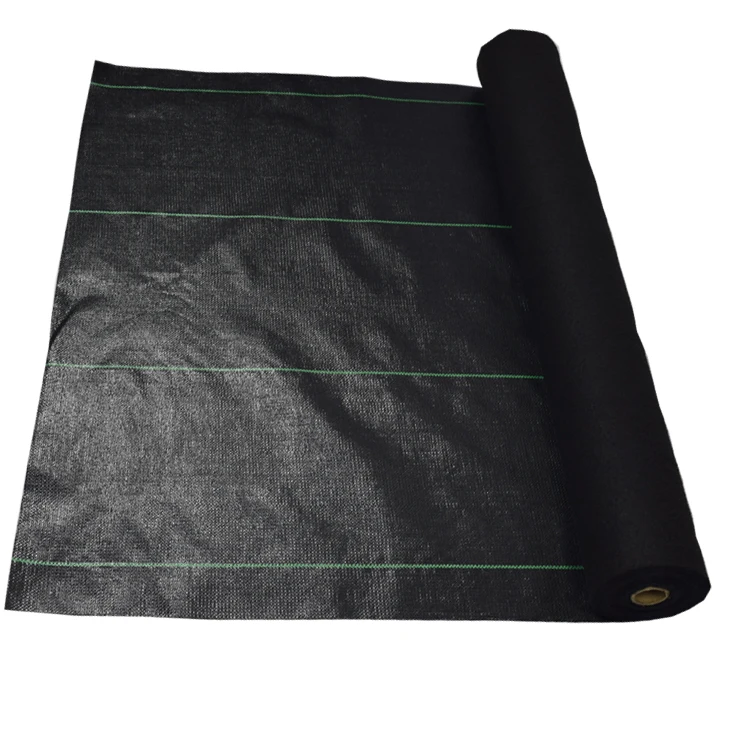 Malla Antihierbas Agrícola Negra, Tela para Control de Maleza, Tela de Jardinería, Malla para Protección de Árboles