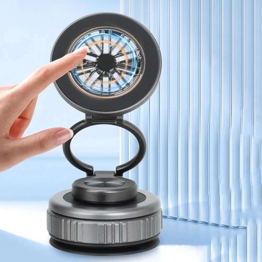 

Magnetic Car Phone Holder Vacuum Suction Cup 360° Rotating Auto Navigation Holder Universal Folding Mechanical Phone Stand