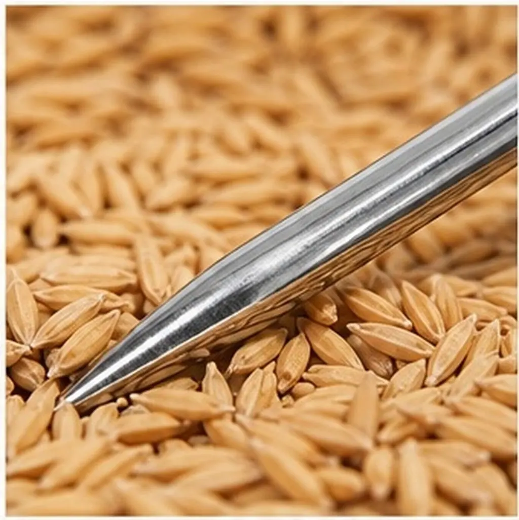 Stainless Steel Soil Sampler Probe Heavy Duty Reusable Grain Sampler for Wheat Rice Corn Powder Cereal Agriculture Farm Field