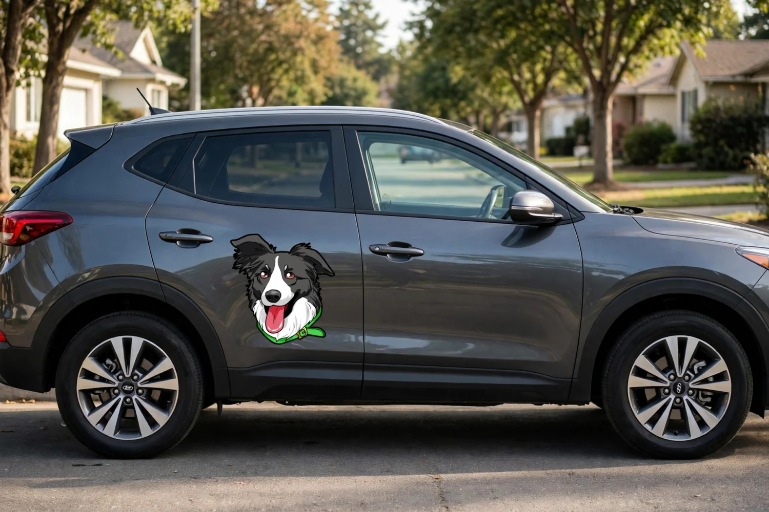 Colorful American Shorthair Cat Vinyl Car Sticker Self Adhesive Decal for Rear Window and Laptop Car Accessories