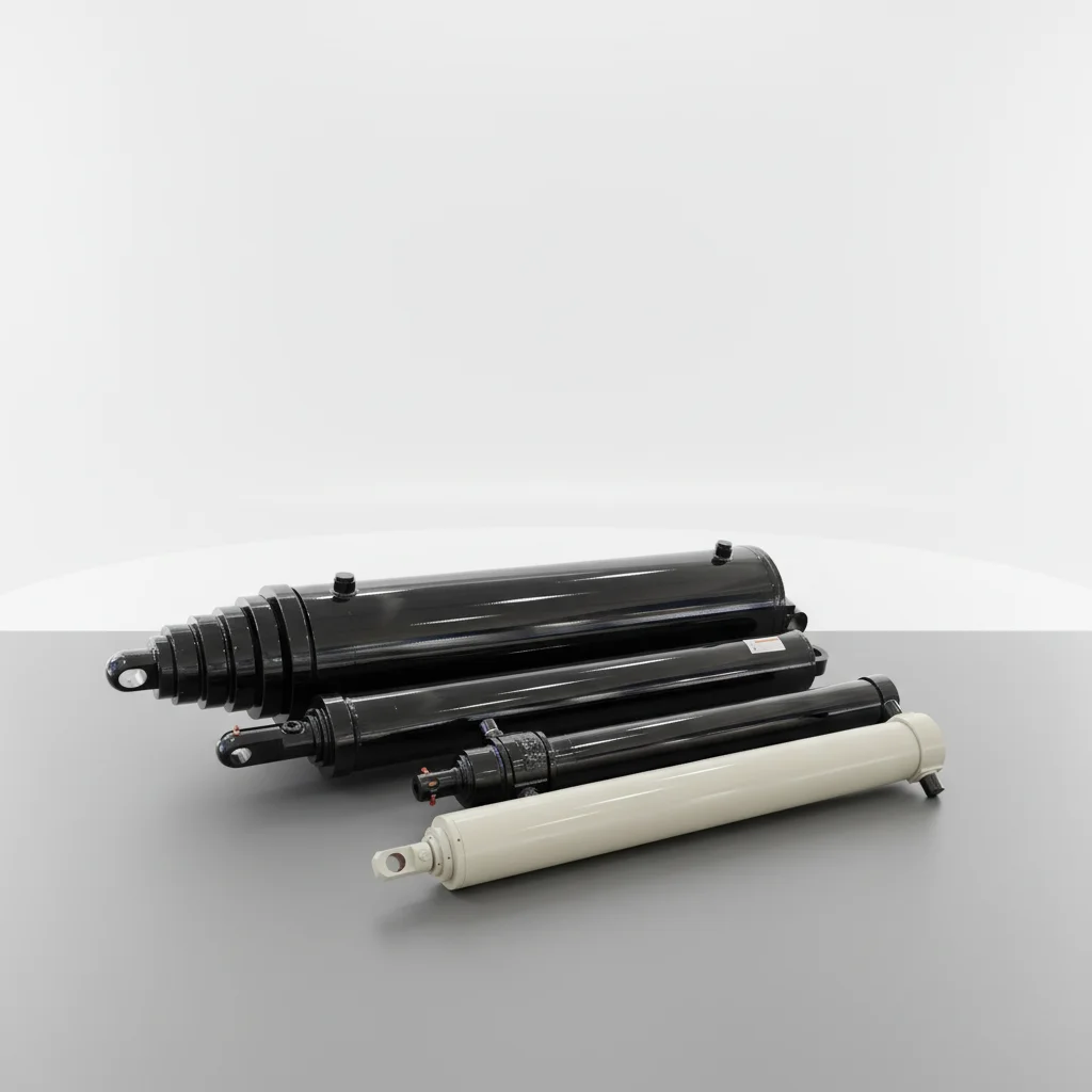 for Hydraulic Cylinder and Pump Full Set for 20ft 40ft Container Lifting Two Way Steel Hydraulic Piston Cylinder 30kg