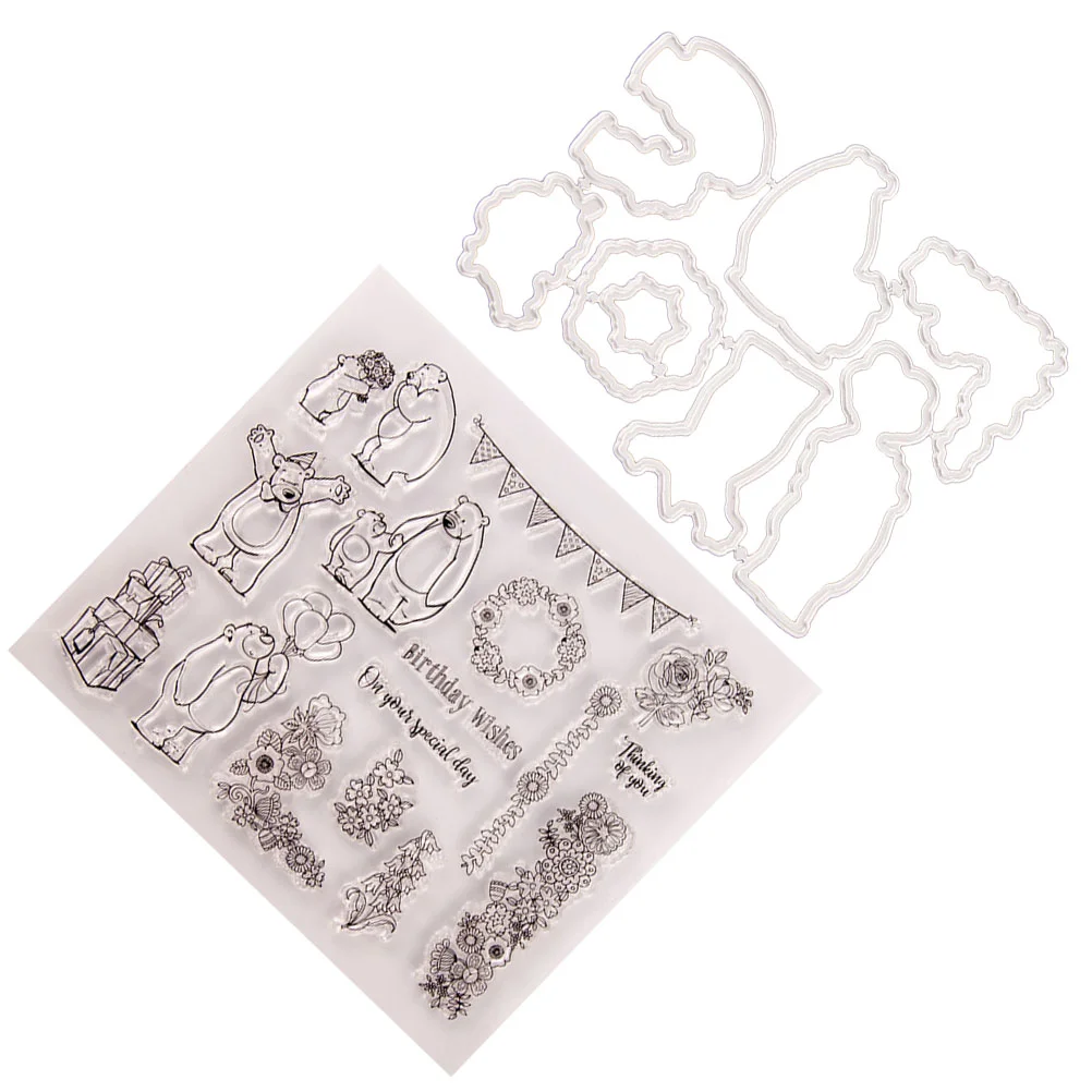 Seal Stamp Postage Stamps Scrapbooks Metal Flowers Transparent Scrapbooking Clear