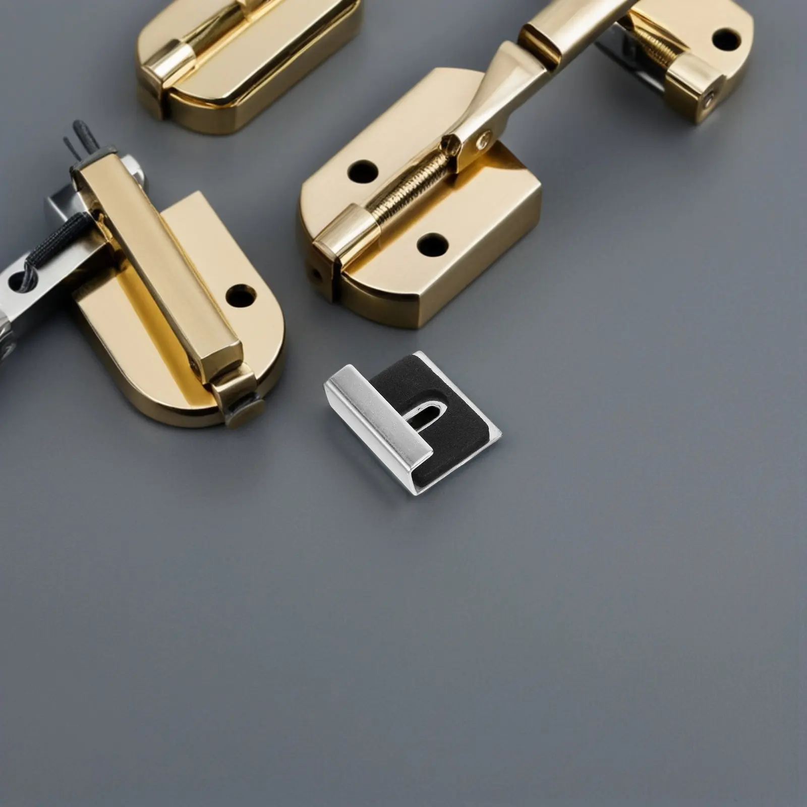 

Набор из 12 зажимов для зеркал, квадратные металлические держатели для стекла, сверхпрочные крепления для зеркал для ванной комнаты, туалетного столика, витрины