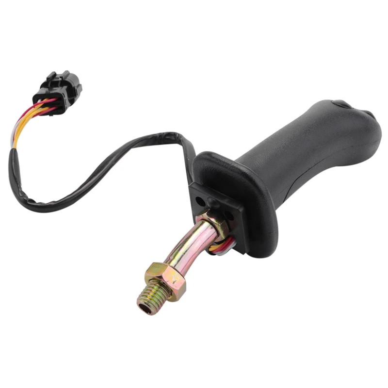 Escavadeira Joystick Assy Handle Engrenagens com tampa contra poeira, 3 botões, Daewoo, Doosan, DH, DX150, 215, 225, 300, 370-9C