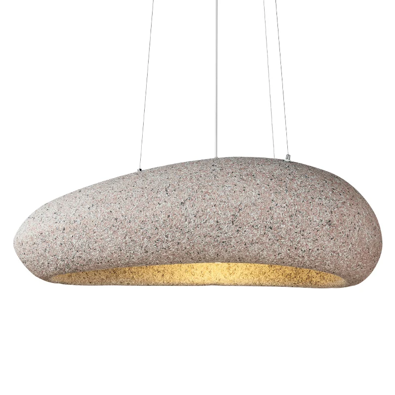 

Wabi-sabi wind restaurant chandelier micro-cement original living room Nordic creative atmosphere designer lamp
