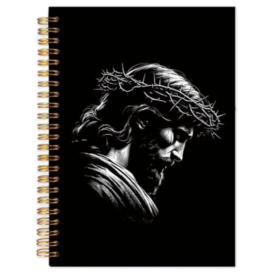 

Crown of Thorns Jesus Christian Notebook, Jesus Journal, Religious Prayer Spiral Notebook Journal for Note Taking, Christian Fa
