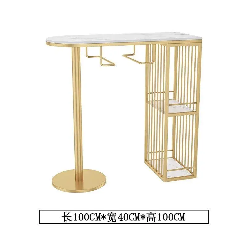 Commercial Cocktail Bar Table Outdoor Coffee Vanity Reception Desk Manicure Counter Muebles De Cocina Counter Furniture CY50BT