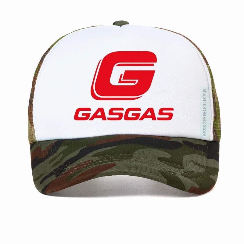 Motorcycles GasGas Motorcycles baseball capmen summer fashion Mesh Breathable Trucker hats Adjustable Snapback hat bone