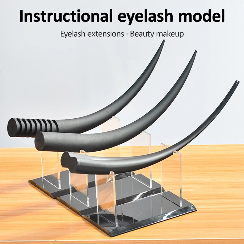 Large Eyelash Extension Model Teach Beginer Practice Tool Lashes Training Demonstration Makeup Tool Accessories display ornament