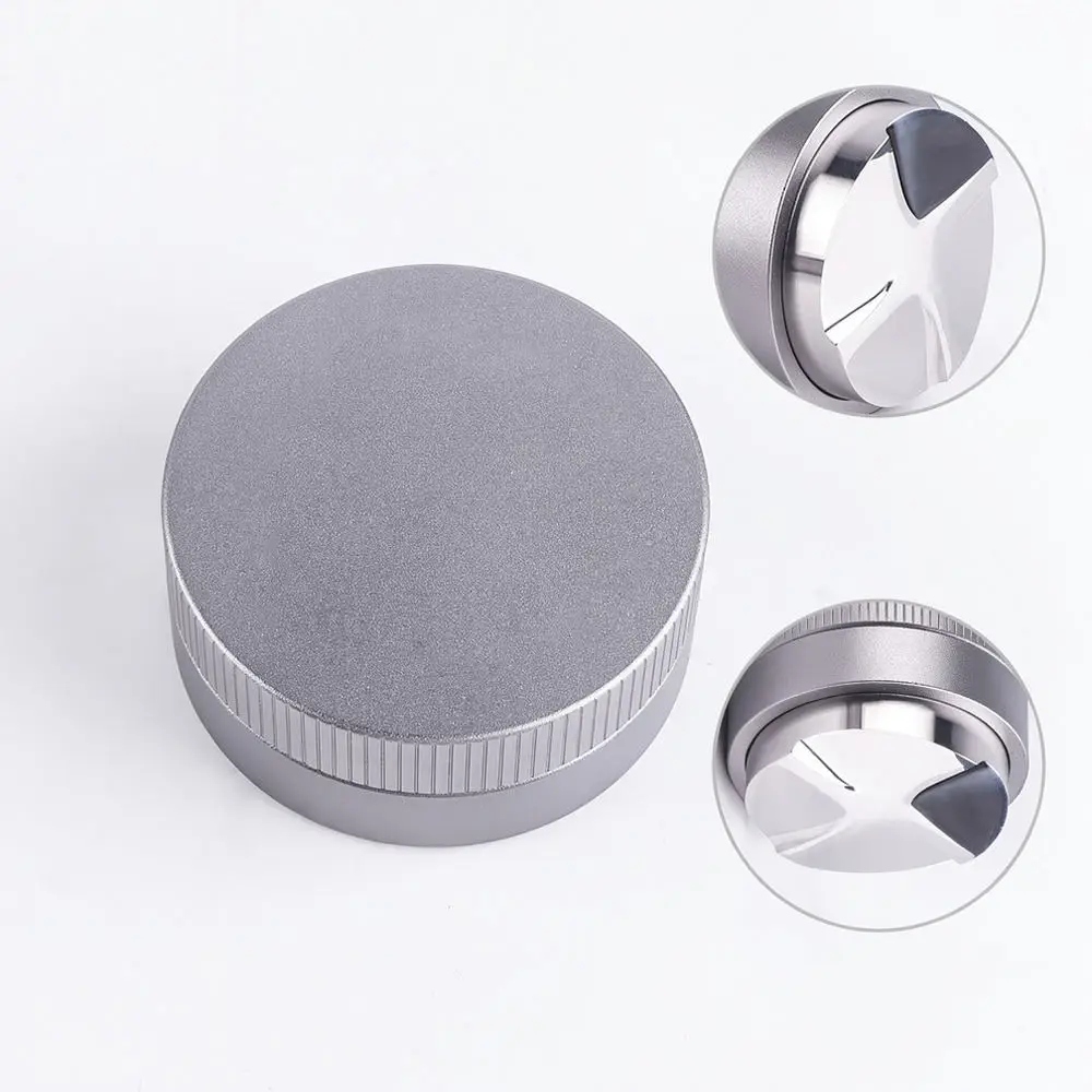 Coffee Espresso Distributor Leveler Stainless Steel Base Adjustable Depth Tool For Barista Tamper 51mm 53mm 58mm Professional