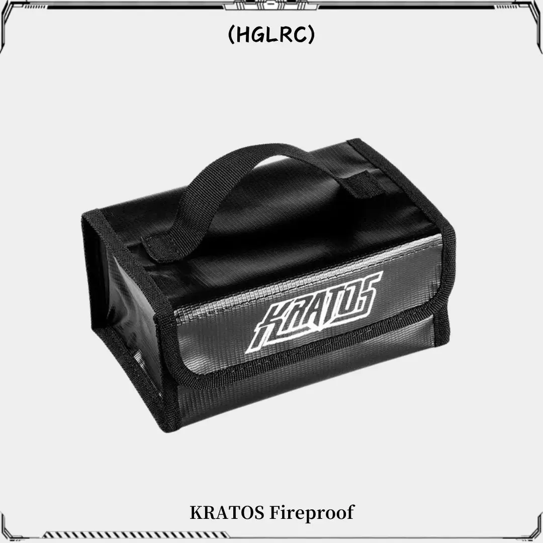 HGLRC KRATOS Fireproof and Explosion-Proof Battery Safety Bag Lipo Rechargeable Tote For FPV Crossing Machine TATTU Gens Battery