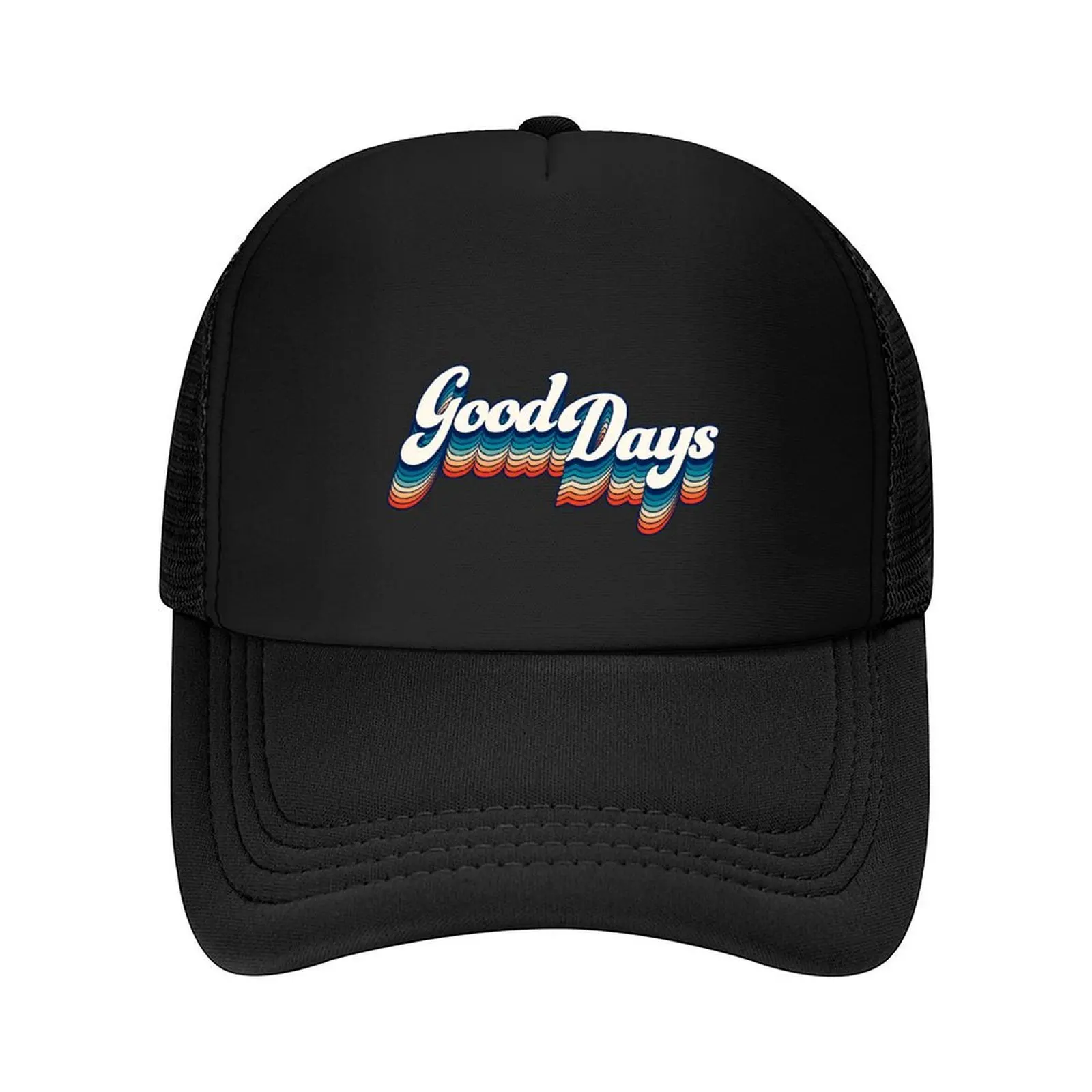 

Good Days SZA Inspired Retro Vintage 70's Rainbow Baseball Cap Sunscreen party Hat hard hat fun hats Hats For Women Men's