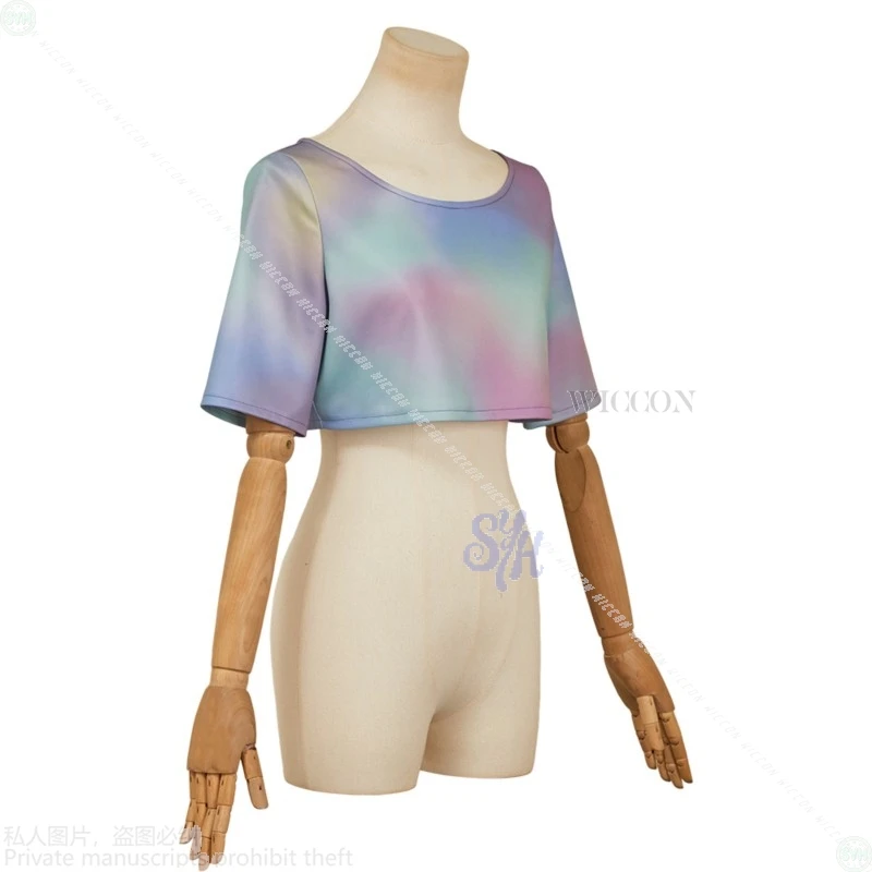 أبدا أكثر أنيمي فيلم الأربعاء تأثيري مثير بيكيني JK موحدة أزرق أسود مخطط عميق الخامس معطف فستان قصير الفتيات هالوين