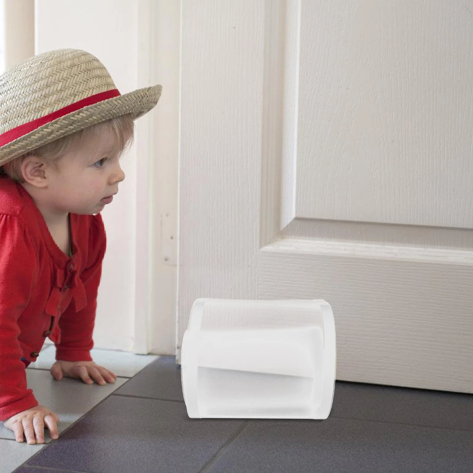 

Baby Door Pinch Guard Self-Adhesive 120x18cm Finger Protector Strip Child Safety Door Hinge Guard for Home School Office Anti