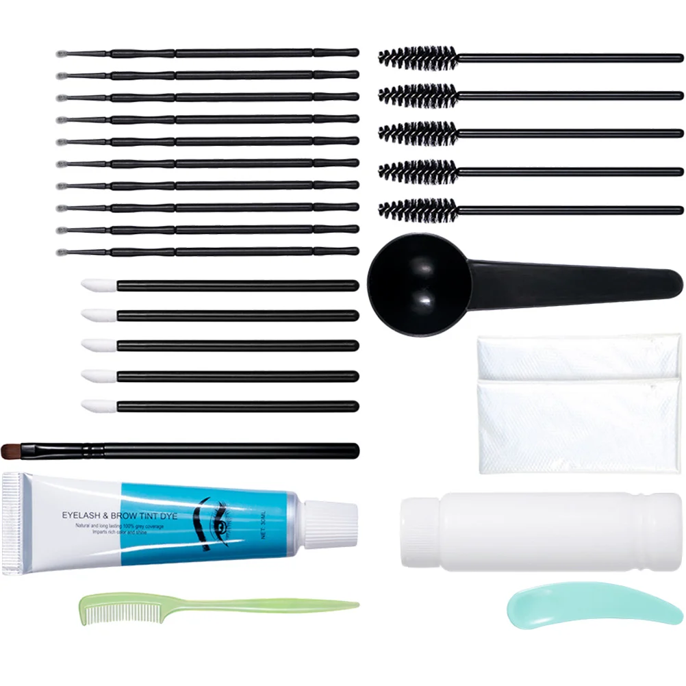 Set per lo Styling delle Sopracciglia con Crema, Pennello, Impermeabile, Lunga Durata, Gel Naturale per Sopracciglia, Strumento di Trucco per Modellare le Sopracciglia